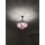 Люстра Грация №5 с подвесом под бронзу Красная в Новокузнецке Люстра Грация №5 с подвесом под бронзу Красная в Новокузнецке