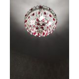 Люстра Грация №5 с подвесом под бронзу Красная в Новокузнецке Люстра Грация №5 с подвесом под бронзу Красная в Новокузнецке