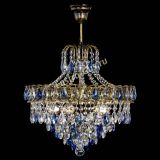 Люстра Грация №5 с подвесом под бронзу Синяя в Новокузнецке Люстра Грация №5 с подвесом под бронзу Синяя в Новокузнецке