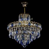 Люстра Грация №5 с подвесом под бронзу Синяя в Новокузнецке Люстра Грация №5 с подвесом под бронзу Синяя в Новокузнецке