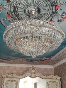 Люстра Хрустальный Каскад №1 с подвесом в Новокузнецке отзыв и фото покупателя