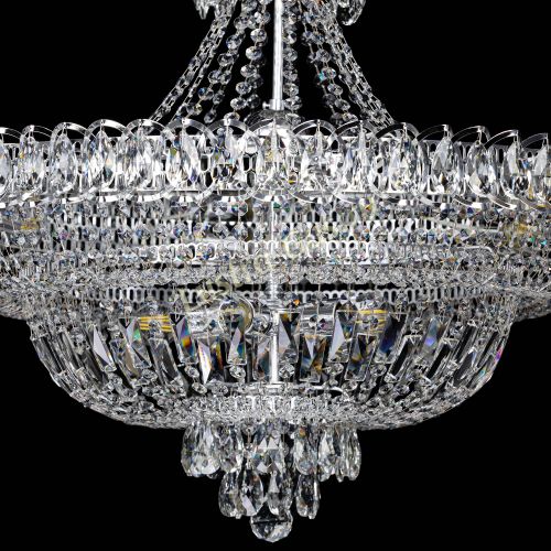 Люстра Хрустальный Каскад №11 с подвесом в Новокузнецке Гусь Хрустальный