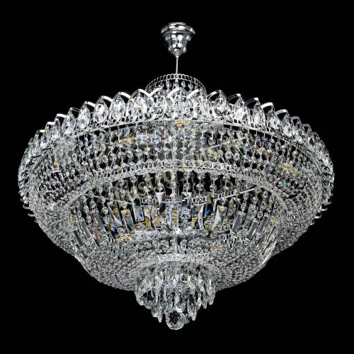Люстра Хрустальный Каскад №11 с подвесом в Новокузнецке Гусь Хрустальный