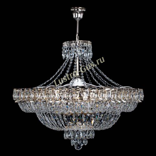 Люстра Хрустальный Каскад №11 с подвесом в Новокузнецке Гусь Хрустальный