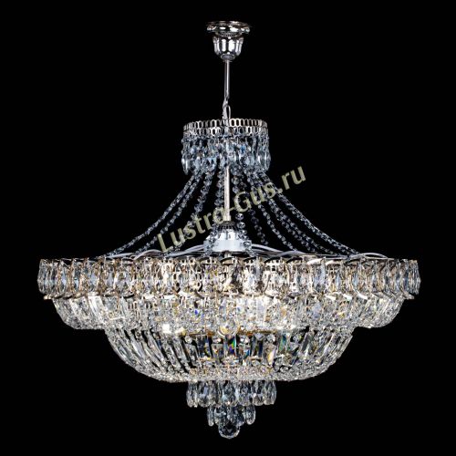 Люстра Хрустальный Каскад №11 с подвесом в Новокузнецке Гусь Хрустальный