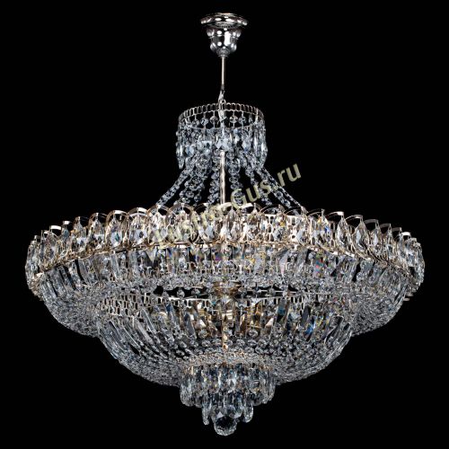Люстра Хрустальный Каскад №11 с подвесом в Новокузнецке Гусь Хрустальный