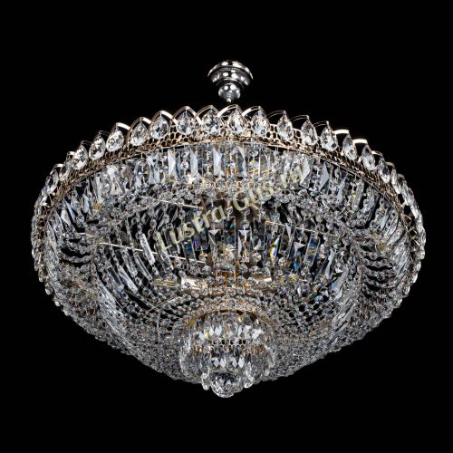 Люстра Хрустальный Каскад №11 с подвесом в Новокузнецке Гусь Хрустальный