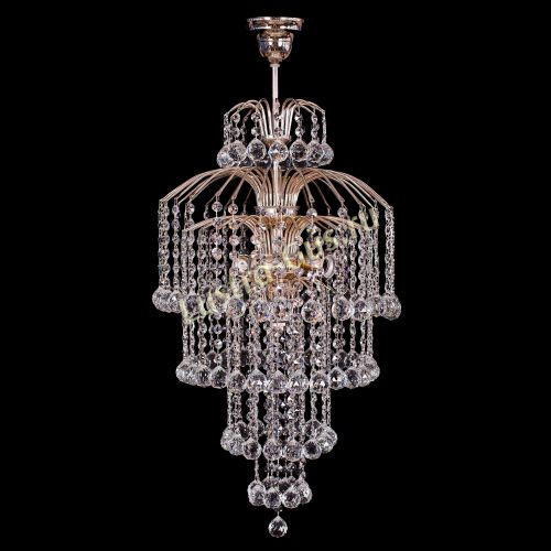 Люстра Хрустальные Брызги Каскад в Новокузнецке Гусь Хрустальный