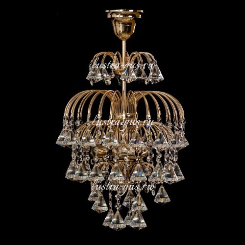 Люстра Хрустальные Брызги Конус 40 в Новокузнецке Люстра Хрустальные Брызги Конус 40 в Новокузнецке