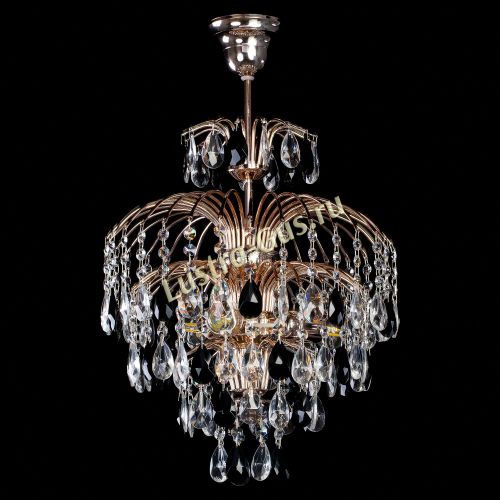 Люстра Хрустальные брызги с подвесом журавлик черный в Новокузнецке Гусь Хрустальный