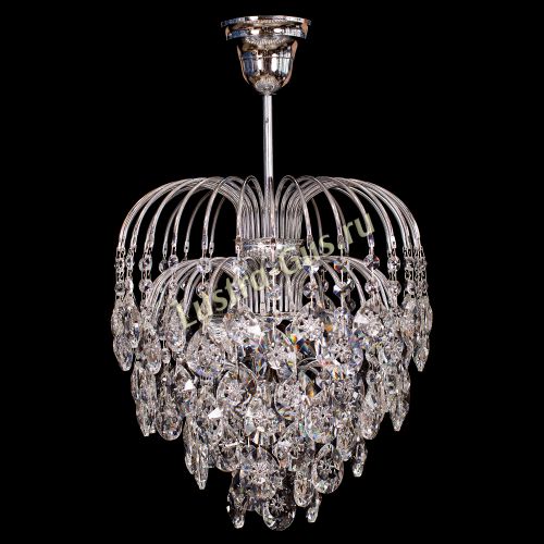 Люстра Хрустальные Брызги Звезда в Новокузнецке Гусь Хрустальный