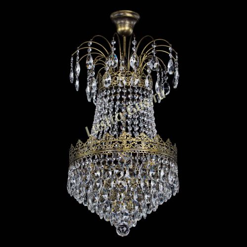 Люстра Империя под бронзу в Новокузнецке Гусь Хрустальный