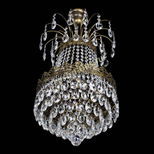 Люстра Империя под бронзу в Новокузнецке Гусь Хрустальный