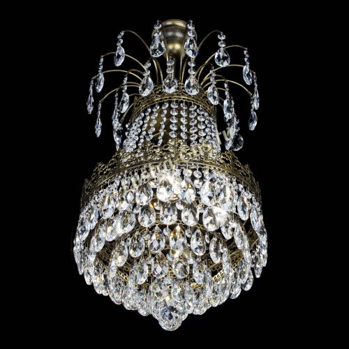 Люстра Империя под бронзу в Новокузнецке Гусь Хрустальный