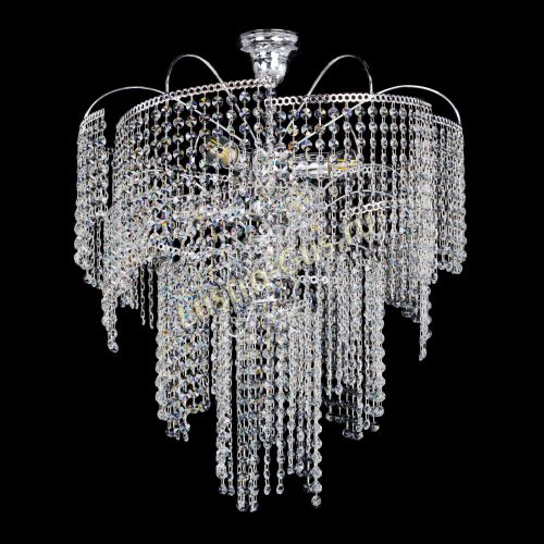 Люстра Иволга №6 ламп оптикон длинная в Новокузнецке Гусь Хрустальный