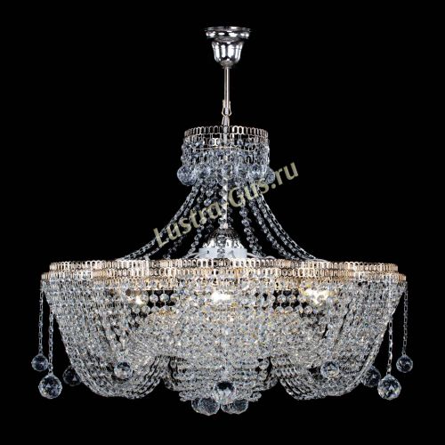 Люстра Камелия Астра с подвесом в Новокузнецке Гусь Хрустальный