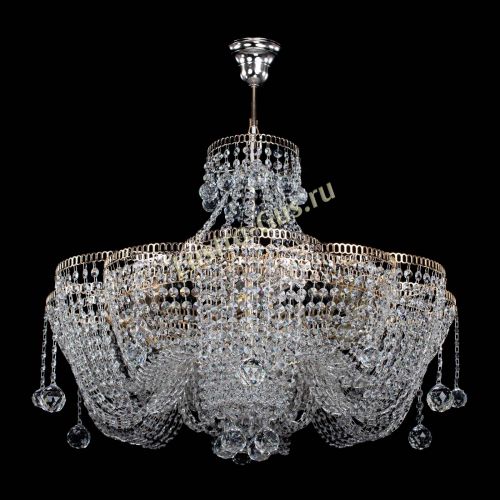 Люстра Камелия Астра с подвесом в Новокузнецке Гусь Хрустальный