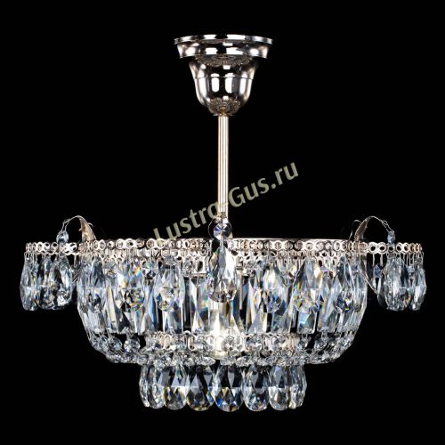 Люстра Камея №1 с подвесом в Новокузнецке Гусь Хрустальный