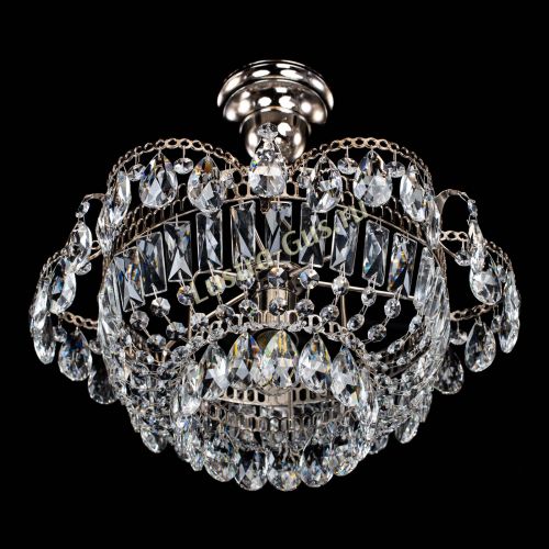 Люстра Камея №1 с подвесом в Новокузнецке Гусь Хрустальный