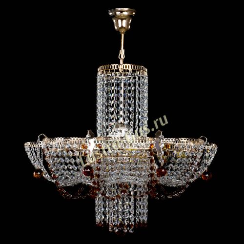 Люстра Камея №6 подвесная чайная в Новокузнецке Гусь Хрустальный