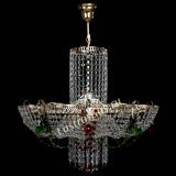 Люстра Камея №6 подвесная красно-зеленая в Новокузнецке