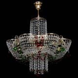 Люстра Камея №6 подвесная красно-зеленая в Новокузнецке