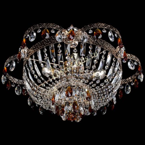 Люстра Камея Флора №5 с подвесом Чайная в Новокузнецке Гусь Хрустальный