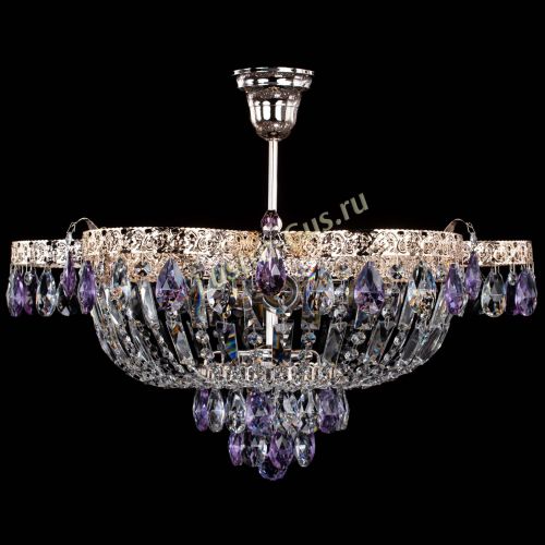 Люстра Камея Флора №5 с подвесом Фиолетовая в Новокузнецке Люстра Камея Флора №5 с подвесом Фиолетовая в Новокузнецке