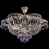 Люстра Камея Флора №5 с подвесом Фиолетовая в Новокузнецке Люстра Камея Флора №5 с подвесом Фиолетовая в Новокузнецке