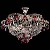 Люстра Камея Флора №5 с подвесом Красная в Новокузнецке Люстра Камея Флора №5 с подвесом Красная в Новокузнецке