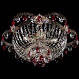 Люстра Камея Флора №5 с подвесом Красная в Новокузнецке Люстра Камея Флора №5 с подвесом Красная в Новокузнецке