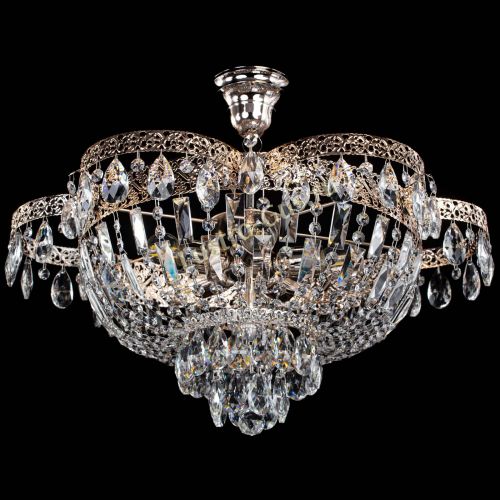 Люстра Камея Флора №5 с подвесом в Новокузнецке Гусь Хрустальный