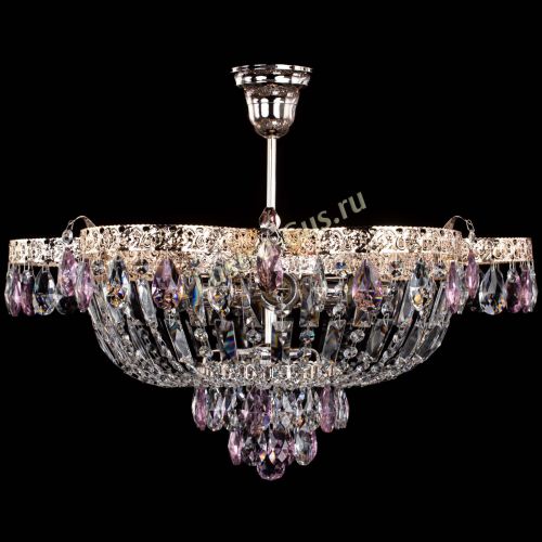 Люстра Камея Флора №5 с подвесом Розовая в Новокузнецке Люстра Камея Флора №5 с подвесом Розовая в Новокузнецке