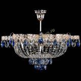 Люстра Камея Флора №5 с подвесом Синяя в Новокузнецке Люстра Камея Флора №5 с подвесом Синяя в Новокузнецке