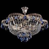 Люстра Камея Флора №5 с подвесом Синяя в Новокузнецке Люстра Камея Флора №5 с подвесом Синяя в Новокузнецке