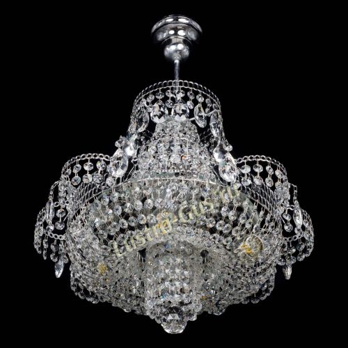 Люстра Камея оптикон №4 в Новокузнецке Гусь Хрустальный