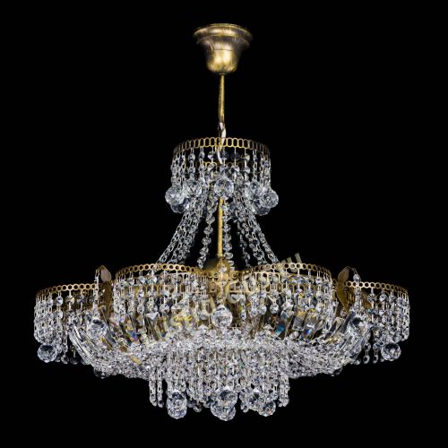 Люстра Камея Шар с подвесом под бронзу в Новокузнецке Гусь Хрустальный