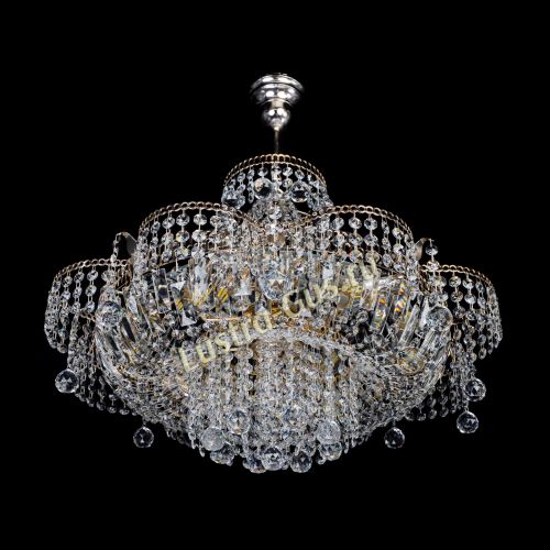 Люстра Камея Шар с подвесом в Новокузнецке Гусь Хрустальный