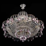 Люстра Камея журавлики №6 розовая в Новокузнецке