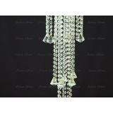 Люстра Капель 5 ламп конус 40 см длинная в Новокузнецке Люстра Капель 5 ламп конус 40 см длинная в Новокузнецке