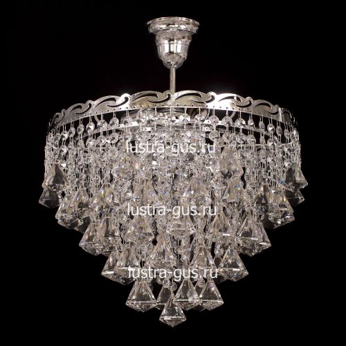 Люстра Капель конус 40 в Новокузнецке Гусь Хрустальный