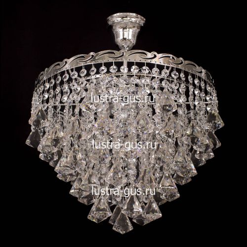 Люстра Капель конус 40 в Новокузнецке Гусь Хрустальный