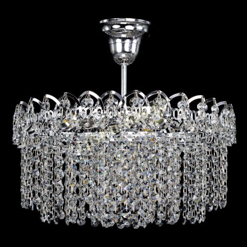 Люстра Капель-лепесток обтикон с подвесом в Новокузнецке Люстра Капель-лепесток обтикон с подвесом в Новокузнецке