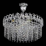 Люстра Капель-лепесток обтикон с подвесом в Новокузнецке Люстра Капель-лепесток обтикон с подвесом в Новокузнецке