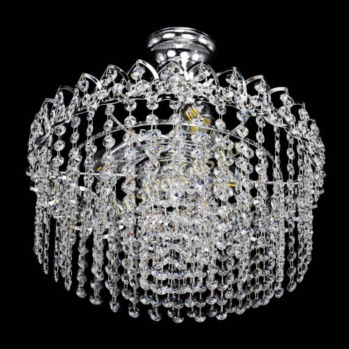 Люстра Капель-лепесток обтикон с подвесом в Новокузнецке Гусь Хрустальный