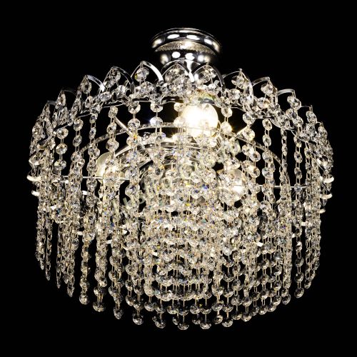 Люстра Капель-лепесток обтикон с подвесом в Новокузнецке Гусь Хрустальный