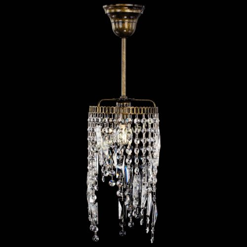 Люстра Капель мини №4 под бронзу в Новокузнецке Гусь Хрустальный