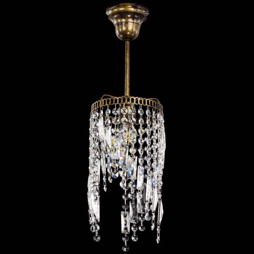 Люстра Капель мини №4 под бронзу в Новокузнецке Гусь Хрустальный