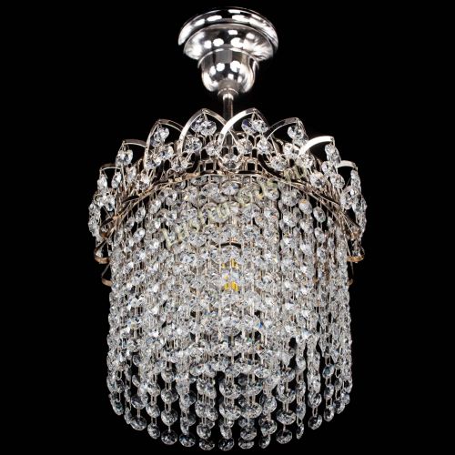 Люстра Капель оптикон №1 с подвесом в Новокузнецке Гусь Хрустальный