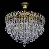 Люстра Капель Пирамида 30 с подвесом под бронзу в Новокузнецке Люстра Капель Пирамида 30 с подвесом под бронзу в Новокузнецке